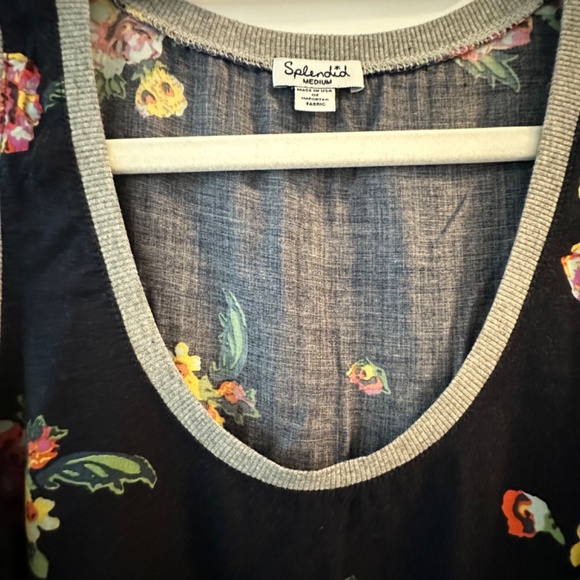 Splendid Lightweight, Floral Print Tank - Picture 2 of 5
